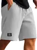 Jacquard Moderno Europeu e Americano Casual Solto Masculino Respirável Cinco Pontos Verão Transfronteiriço Novo Roupa Esportiva Versátil Shorts