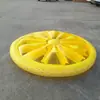 Anillo Flotador para Nadar de Fabricante Transfronterizo Silla Lounge Acuática para Adultos Accesorio para Fotos de Celebridad de Internet Inflable de Limón Cama Flotante para Fiesta en la Piscina