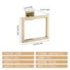 Estante de Almacenamiento Popular para Baño de Acero Inoxidable Transfronterizo Juego de Cinco Piezas Colgador para Toallas y Servilletas Juego de Estantes Cuadrados de Almacenamiento