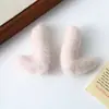 Color Sólido Estampado de Leopardo Cuerno Relleno de Algodón Peluche Accesorios Decoración Navideña Sombrero Accesorios para el Cabello Joyería DIY Accesorios para Ropa