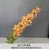 Nova Orquídea Artificial Delphinium Violeta Chidori Ramo Alto Casamento Decoração de Salão de Casamento Guia de Caminho Arranjo de Flores de Fundo