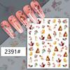 Comercio exterior ins retro virgen patrón pequeño pegatinas de uñas Cupido alas de ángel calcomanías de uñas al por mayor