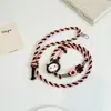 Llavero Lindo Estilo Bosque Gatito, Cadena Larga Tejida a Mano Ajustable Cruzada para Teléfono, Cordón para Teléfono al por Mayor