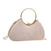Gentle Style 2025 Nuevo Estilo de Moda Bolso de Mano Simple para Mujer Bolso de Noche Diseño Fresco Bolso de Cadena para Fiesta