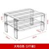 Estante de Almacenamiento en Capas para Refrigerador Partición Interna Soporte para Platos de Mesa de Comedor Estante de Almacenamiento Expansible de Partición Apilable
