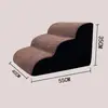 Perro de peluche pasos mascota subir y bajar cama escaleras mesita de noche sofá escalera para perro pequeño cachorro perro mayor subir cama gato