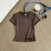 26 Coleção de Verão Yoga Elástico Slim Fit Emagrecedor Corrida Fitness Esportes ao Ar Livre Casual Camiseta de Manga Curta