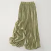 2025 Pantalones Largos Vintage Elegantes de Pierna Ancha con Estampado Colorido y Desbordante, Pantalones Holgados Elegantes tipo Culotte para Mujer