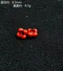 Accesorios de Arena Roja, Cuentas Hechas a Mano de Alta Calidad para DIY, Cuentas para Pulsera de Cinabrio Genuino, Accesorios Pequeños, Cuentas Sueltas al por Mayor