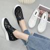 Comercio exterior verano nuevo malla hueca zapatilla ligera blanca almohada red de grulla zapatos mayor transpirabilidad casual zapatos blancos