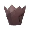 Taza de Papel Tulipán Molde para Magdalenas Molde para Pasteles Taza de Papel Desechable Hogar Freidora de Aire Resistente a Altas Temperaturas Taza de Llama