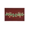 Manteles individuales y posavasos navideños de comercio exterior, decoraciones de mesa para restaurante transfronterizas, manteles individuales estampados con temática navideña, estilo ins de Oriente Medio