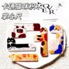 Gato de Dibujos Animados Bloque de Construcción Regla de Bolsillo Estudiante Bolsillo Colgante de Dibujos Animados Mini Regla Creativa Acrílico