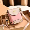 Bolsa para Teléfono Móvil para Mujer, Bolso Cruzado de Verano, Bolso de Hombro Texturizado de Moda Tendencia 2026, Bolso Pequeño Mini Simple y Elegante