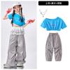 Ropa de Verano para Niñas de Jazz Danza Grupo de Chicas Estilo Dulce Fresco Jazz Street Dance Show Moda Tendencia Fresco Rendimiento Ropa de Rendimiento para Niños