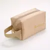 Nuevo neceser de terciopelo para otoño de gran capacidad, elegante bolsa organizadora de cosméticos, bolsa de aseo de alto valor estético