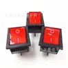 Fornecimento Atacado Tipo Navio Interruptor KCD4-201 Vermelho 4 Pés 2 Posições com Luz Interruptor Alavanca 16A/250V