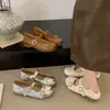 Zapatos Mary Jane estilo retro para mujer, nuevo modelo de verano 2026, tira de doble hebilla, suela plana, boca poco profunda, cómodos, versátiles, zapatos de vestir casuales