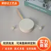 Atacado de Fábrica Crianças Pintura Madeira Brinquedo Chocalho Branco Criativo DIY Tambor de Mão Pintado em Madeira
