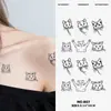 Pegatinas de Tatuaje Temporal con Combinación de Patrones Pequeños con Fórmula Herbal, Larga Duración, Impermeables, Estilo Sencillo y Fresco para Hombres y Mujeres, para Brazos y Piernas