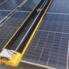 Montagem de painel solar Escova de limpeza portátil Limpador automático de suspensão Painel fotovoltaico Controle remoto Robô de limpeza