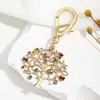 Productos Transfronterizos de Venta Caliente Europeos y Americanos: Nuevos Llaveros, Colgantes para Bolsos y Accesorios de Moda Versátiles con el Árbol de la Vida y el Árbol del Dinero
