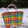Bolsa Tecida de PVC Personalizada Tote Feita à Mão Bolsa Cesta de Legumes Aberta Bolsa de Presente DIY Bolsa de Mão Feminina