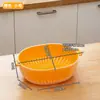 Lavabo Doble para Lavar Verduras con Cesta Escurridora, Cesta con Filtro de Agua, Bandeja de Drenaje de Agua, Cesta para Lavar Frutas y Verduras para Sala de Estar