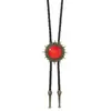 Colar Longo Literário Personalizado Acessórios de Liga de Zinco Resina Jade Bolo Tie Colar Masculino Corrente para Suéter