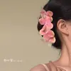 Atmósfera Super de Hada, Pasador de Flor Rosa Puro y Deseable, Accesorio para el Cabello con Borla de Flor Fresca para Permanente, Nuevo Adorno para el Cabello Elegante Estilo Chino Hanfu
