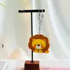 Pingente Chave Animal da Selva Grande Fofo Desenho Animado Chaveiro Acessório de PVC Chaveiro de Carro Presente Atacado
