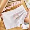 Ropa interior para niñas, tipo algodón puro para niños, algodón, bebés niñas, niños pequeños, calzoncillos bóxer para niñas de primaria que no aprietan las nalgas