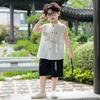 Verano Dinastía Han Niños Guapo y de Alta Gama Ropa de Actuación para Graduación de Jardín de Niños Traje Tang para Niños Nuevo Traje de Vestir Chinoiserie