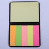 Cubierta de cuero post-it cartera portátil libro n veces Cubierta de PU nota de aviso libro de notas logo impreso
