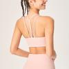 Roupa íntima Esportiva Nua Amiga da Pele Feminina Verão Costas Vazadas em Y Acessório de Cobertura para Seios Emagrecimento Roupas Fitness Yoga