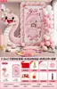 Conjunto de Decoração de Festa de Aniversário Temático de Cobra Rosa para Um Ano, Painel de Parede de Pelúcia, Decorações com Balões, Placa de KT