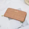 Nueva Moda Coreana Cartera Pequeña de Fragancia para Mujer Larga Simple Estudiante Ranura para Múltiples Tarjetas Portatarjetas de Gran Capacidad Billetera para Monedas