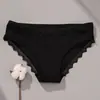 Algodão interno sexy cintura média renda sexy respirável e confortável sem costura calcinha para meninas calcinhas femininas explosões transfronteiriças