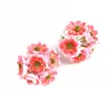 Accesorios para tocado de corona, tela de terciopelo estilo europeo con margaritas pequeñas artificiales, ramo de flores de seda, caja de dulces con alambre, flores artificiales