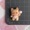 Cohete Luna Nubes Gato Resina Accesorios Horquilla Funda para teléfono móvil Llavero Agujero Zapatos Cabeza Cuerda Accesorios Hecho a mano DY