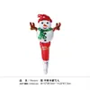 Decoração de Balão de Natal Quente Boneco de Neve Velhinho Bengala Doce Formato de Maçã Bastão de Mão Bastão de Bater Alce Biscoitos