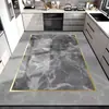 Tapetes de Piso para Cozinha São Antiderrapantes, à Prova de Óleo, Laváveis com Pano, Laváveis, Tapetes Impermeáveis e Resistentes a Manchas de PVC, Especiais para Uso Doméstico, Tapetes de Piso para Cozinha de Cobertura Total