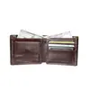 1118 Billetera para Hombre de Comercio Exterior Billetera de Cuero Genuino Billetera para Monedas Venta al por Mayor Bolso de Mano de Gran Capacidad Ranuras Múltiples para Tarjetas Casual Retro