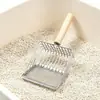 Nova Pá Grande de Metal para Caixa de Areia de Gato com Furos Finos para Areia de Tofu e Bentonita, Pá para Fezes de Gato, Pá de Fezes, Fabricante