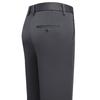 Calça Casual Masculina Paul de Verão com Stretch, Corte Reto Solto, Não Amassa, Cintura Alta para Homens de Meia-Idade e Idosos, Calça Dad