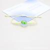 Cuentas de Pegamento de Cristal Pulsera de Flor Real para Niña Flor Seca Narciso Estudiante Novia Pulsera Flor de Cerezo Hecho a Mano Joyería Simple