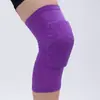 Joelheiras Curtas Respiráveis à Prova de Choque de Colmeia para Basquete, Esportes ao Ar Livre, Corrida, Fitness, Equipamento de Proteção, Joelheiras Respiráveis à Prova de Choque