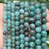 Nuevo Modelo 6/8/10mm Ágata Azul Claro Optimizado Cuentas Redondas Cuentas Sueltas Pulsera DIY Collar Tejido Accesorios para Joyería Hecha a Mano