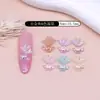Joias de Resina Desenho Animado para Unhas Coração Transparente Laço Glitter Fino Acessórios para Unhas em Formato de Coração Urso para Unhas Acessórios de Diamante