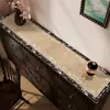 Tapete Protetor para Aparador Estilo Vintage, À Prova de Óleo, Impermeável, Resistente ao Calor, Sensação de Alto Padrão, Personalizável para Tampo de Sapateira e Armário de Vinho
